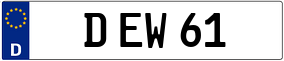 Truck License Plate